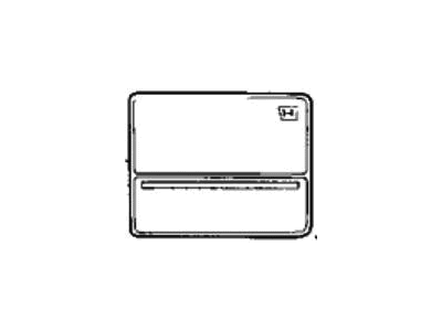 Acura 17275-PY3-A01 Legend Labels