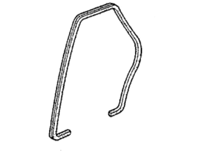 1993 Acura Vigor Door Seal - 72855-SL4-013