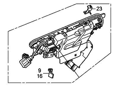 Acura NSX Door Handle - 72180-T6N-A04