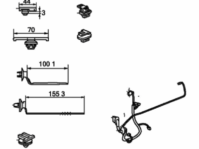 Acura 32751-TZ3-A00 Wire Harness, Driver Door