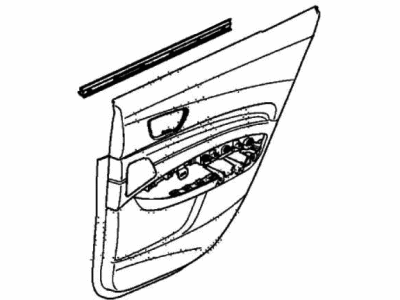 2020 Acura TLX Door Trim Panel - 83701-TZ3-A12ZA