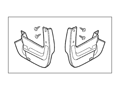 Acura 06750-TZ6-C00ZC Front Splash Guard (Graphite Luster Metallic)