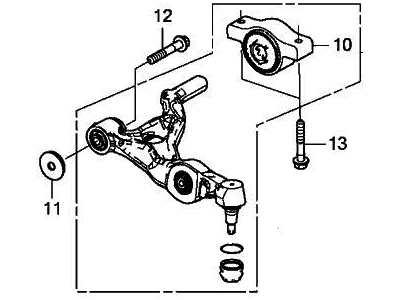 2021 Acura TLX Control Arm - 51350-TGV-A03