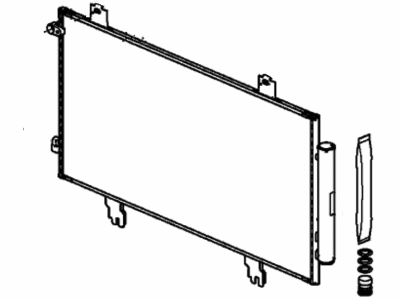 Acura TLX A/C Condenser - 80100-TGV-A01