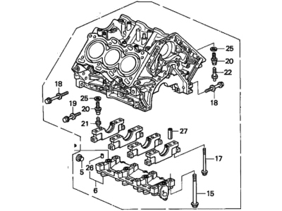 1995 Acura NSX Engine Block - 11000-PR7-J11