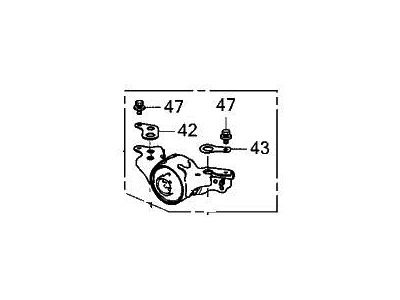 Acura 51396-TYA-A01 Bracket, Front