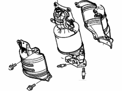 Acura MDX Catalytic Converter - 18180-61A-A00