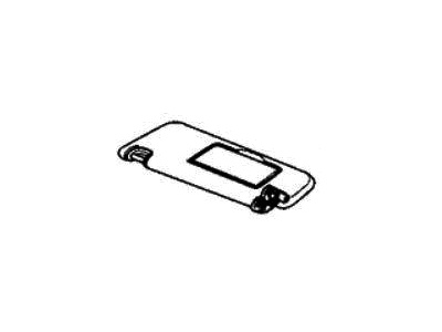 Acura 83280-TYA-A01ZA Sunvisor Left (Alluring Ecru)