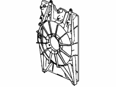 Acura Fan Shroud - 19015-61A-A01