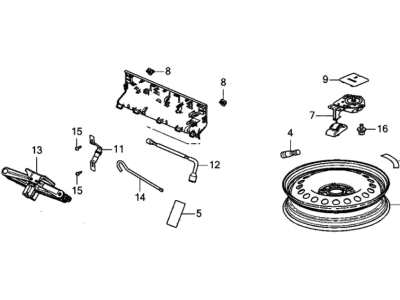 Acura Spare Wheel - 06421-TYC-A10ZA