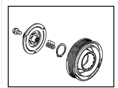 2022 Acura MDX A/C Clutch - 38900-61A-A01