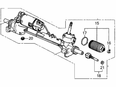 Acura Steering Gear Box - 53620-TYA-A22