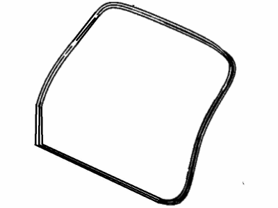 Acura 74440-TYA-A01 Weatherstrip, Tailgate