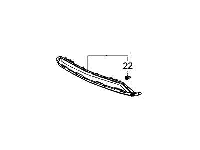 Acura 71515-TYA-A00 Hitch Garnish, Rear Bumper