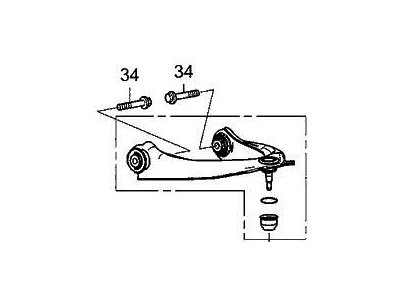 2024 Acura MDX Control Arm - 51510-TYA-A01