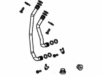 Acura 06225-5J4-000 Pipes Kit, Oil Cooler