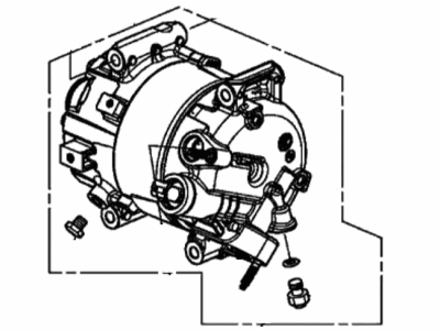 Acura 38801-5J6-A01 Valve Sub-Assembly