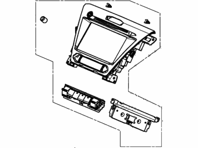 Acura 39540-TZ5-A23RM Display