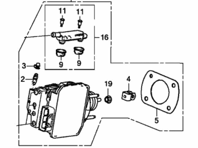 Acura MDX Brake Master Cylinder - 01469-TRX-A05