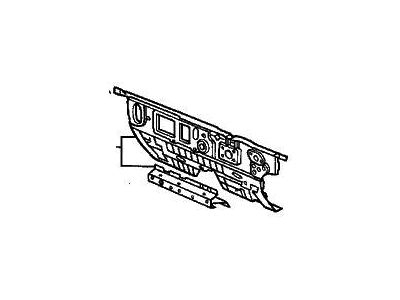 Acura NSX Dash Panels - 61500-SL0-A00ZZ