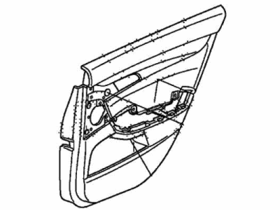 2013 Acura TL Door Trim Panel - 83751-TK4-A15ZD