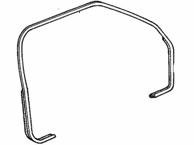 Acura 72315-SG0-013ZB Seal, Passenger Side Door Trim (Coast Brown)