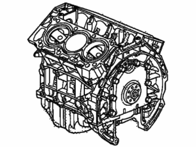 2012 Acura MDX Engine Block - 10002-RYE-A11