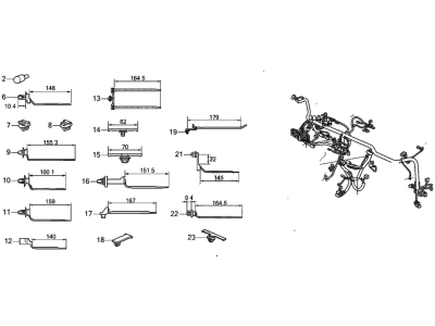 Acura 32117-TJB-A21 Wire Harness, Instrument