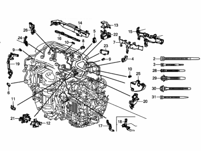 Acura 32110-5YF-A51 Engine Harness