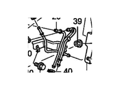 Acura 18919-RWC-A00 Actuator Install Pipe