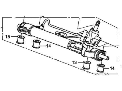 2009 Acura RDX Rack And Pinion - 53600-STK-A02RM