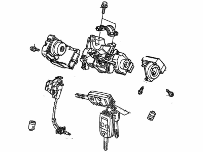 Acura 06350-STK-305 Key Cylinder Set