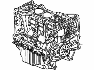 2009 Acura RDX Engine Block - 10002-RWC-A01