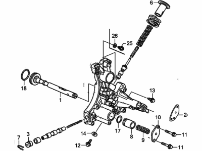 Acura 27200-RJB-030 Body Assembly, Regulator