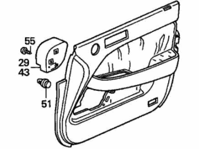 2001 Acura RL Door Trim Panel - 83520-SZ3-A21ZE