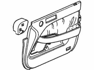 2001 Acura RL Door Trim Panel - 83570-SZ3-A21ZH