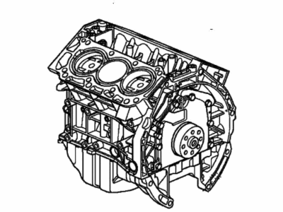 2015 Acura RDX Engine Block - 10002-R8A-A01