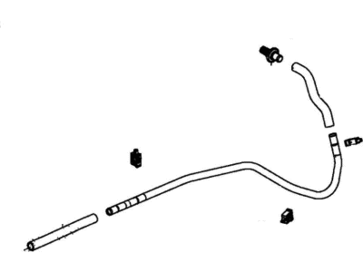 Acura 17744-TX4-A01 Tube Assembly, Fuel Drain