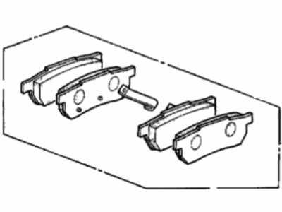 Acura Integra Brake Pad Set - 43022-SD2-A01