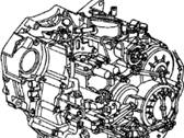 Acura TL Transmission Assembly - 20011-RDE-B62 Dwg ,Bare Transmission Assembly