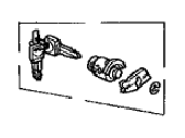 Acura Integra Door Lock Cylinder - 72145-ST7-003 Cylinder, Passenger Side Door