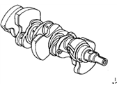 Acura TL Crankshaft - 13310-PGE-A00 Crankshaft