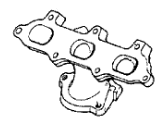 Acura Legend Exhaust Manifold - 18110-PL2-000 Manifold Assembly, Rear Exhaust