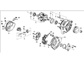 Acura Legend Alternator - 31100-PH7-004 Alternator Assembly (Cjk46) (Denso)