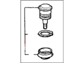 Acura Legend Ball Joint - 51220-SD4-023 Joint, Ball (Lower) (Musashi)