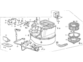 Acura Legend Blower Motor - 79300-SD4-A02 Blower Assembly