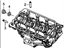 Acura 12100-R9P-305 Cylinder Head Assembly, Front