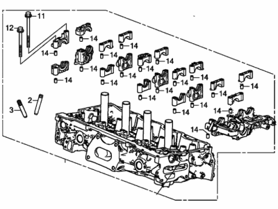 2023 Acura TLX Cylinder Head - 12100-6B2-A00