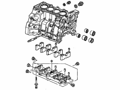 1997 Acura CL Engine Block - 11000-P0H-A00