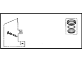 Acura MDX Fuel Pressure Regulator - 17052-STX-A00 Regulator Set, Pressure